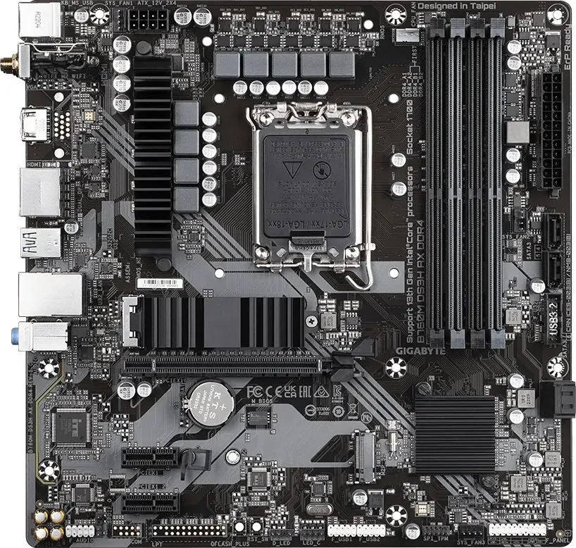 картинка Материнская плата Gigabyte B760M DS3H AX DDR4 Soc-1700 от магазина КомпьютерЦентр