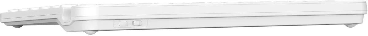 картинка Клавиатура A4Tech Fstyler FBK30 White USB беспроводная BT/ Radio slim Multimedia (FBK30) от магазина КомпьютерЦентр
