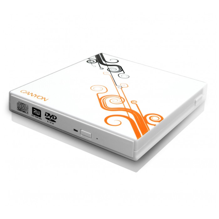 картинка Привод внешний Canyon DVD-RW (CNR-DVDRW1W) от магазина КомпьютерЦентр