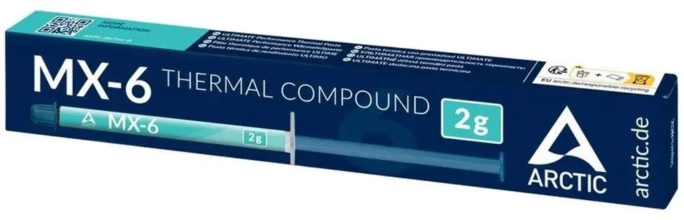 картинка Термопаста Arctic MX-6 Thermal Compound 2-gramm ACTCP00079A от магазина КомпьютерЦентр