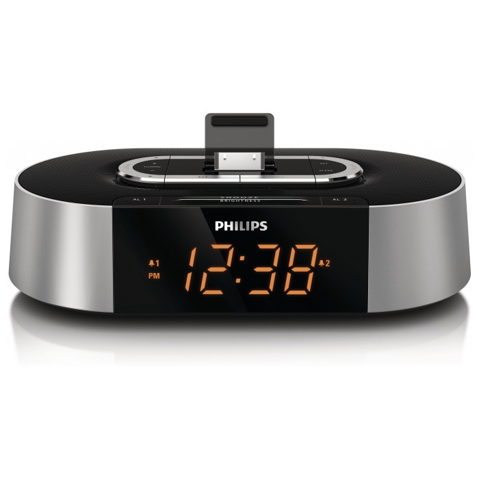 картинка Акустика с док-станцией Philips Clock Radio for iPod/ iPhone (AJ7030D) от магазина КомпьютерЦентр