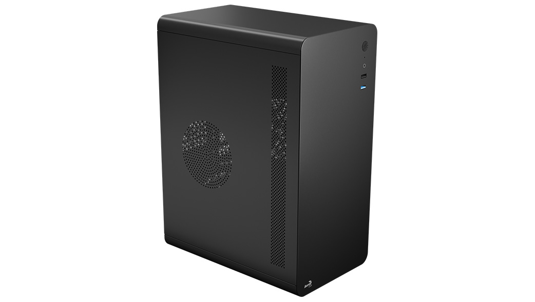 картинка Корпус Aerocool CS-110-S-BK-v1 mATX, Black от магазина КомпьютерЦентр
