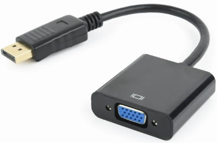 картинка Переходник DisplayPort - VGA Cablexpert A-DPM-VGAF-02, 20M/ 15F, кабель 15см, пакет от магазина КомпьютерЦентр