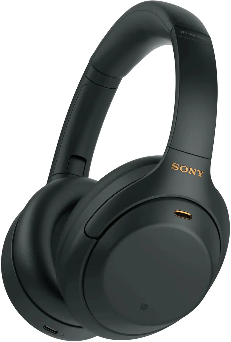 картинка Беспроводные/ проводные наушники Sony WH-1000XM4 Black от магазина КомпьютерЦентр