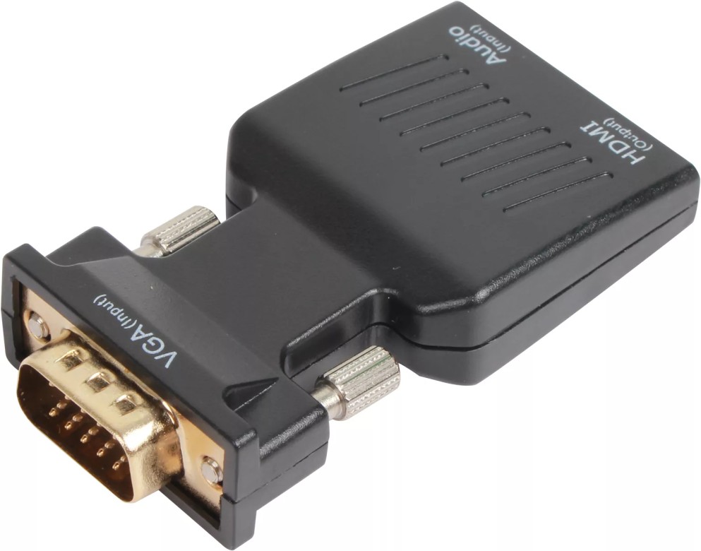 картинка Переходник VCOM CA337A VGA(M)+audio+microUSB --> HDMI(F)1080*60Hz от магазина КомпьютерЦентр