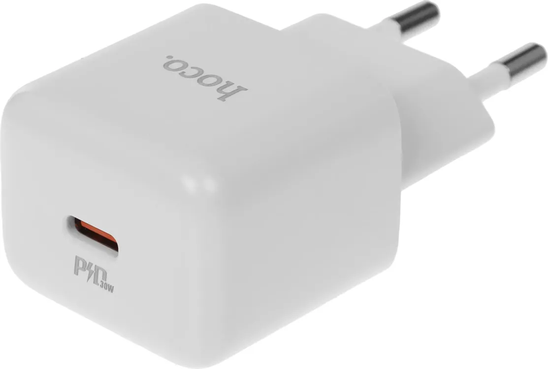 картинка СЗУ Hoco N32 Glory White 30W 3A+2A+1.5A (PD+QC+AFC) USB Type-C универсальное белый (N32 GLORY WHITE) от магазина КомпьютерЦентр
