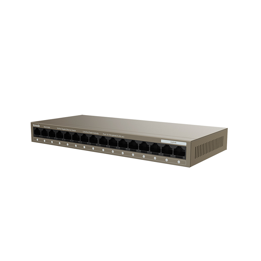 картинка Switch 16-port Tenda TEG1016M 16xGbE от магазина КомпьютерЦентр