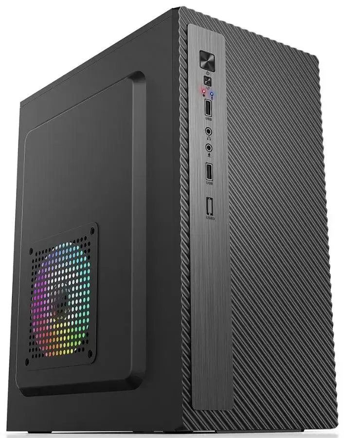 картинка Корпус Accord ACC-2053B, черный, без БП, mATX от магазина КомпьютерЦентр