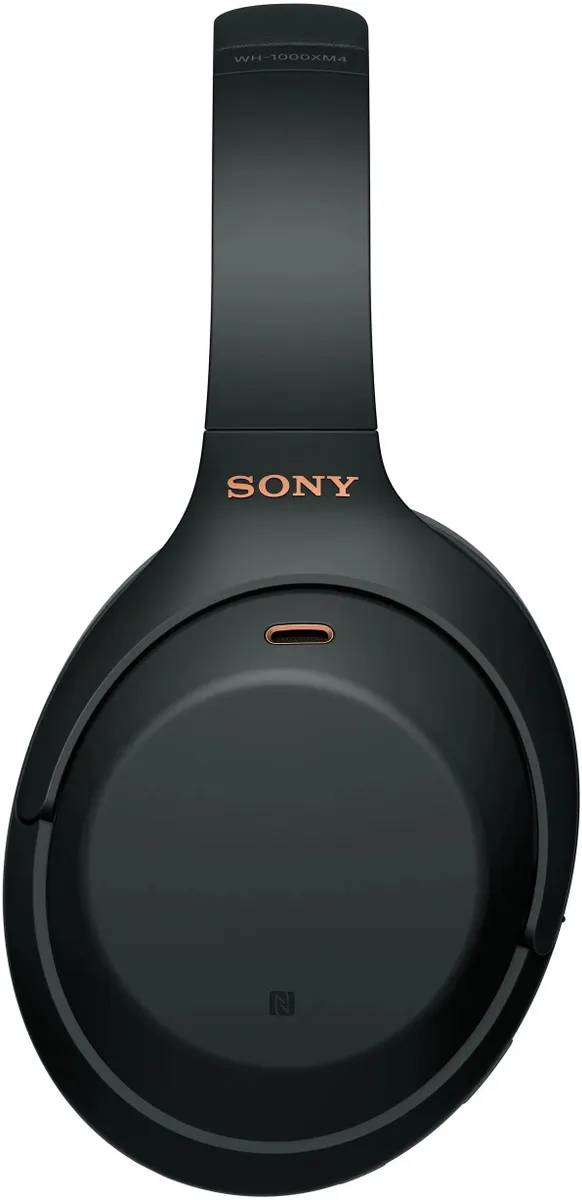 картинка Беспроводные/ проводные наушники Sony WH-1000XM4 Black от магазина КомпьютерЦентр