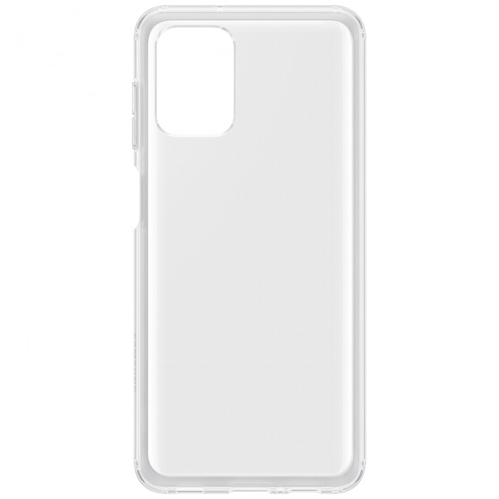 картинка Чехол Samsung для Samsung Galaxy A12 Soft Clear Cover Прозрачный (EF-QA125TTEGRU) от магазина КомпьютерЦентр