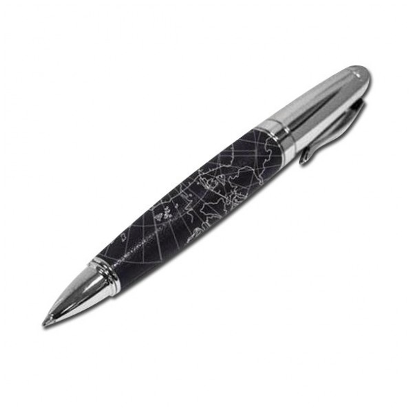 картинка Флешка USB Prestigio 8Gb Pen Flash Drive Кожа Black Map with white line (PFD4BK08A) от магазина КомпьютерЦентр
