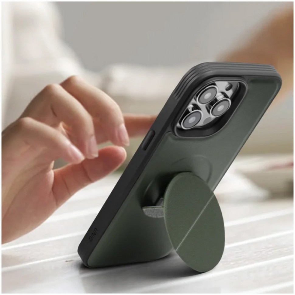 картинка Чехол Uniq NOVO для iPhone 14 Pro MAX 6.7'', зеленый (GREEN) IP6.7PM(2022)-NOVOGRN от магазина КомпьютерЦентр
