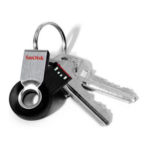 картинка Флешка USB SanDisk 4Gb Cruzer Orbit Black (SDCZ58-004G-B35) от магазина КомпьютерЦентр
