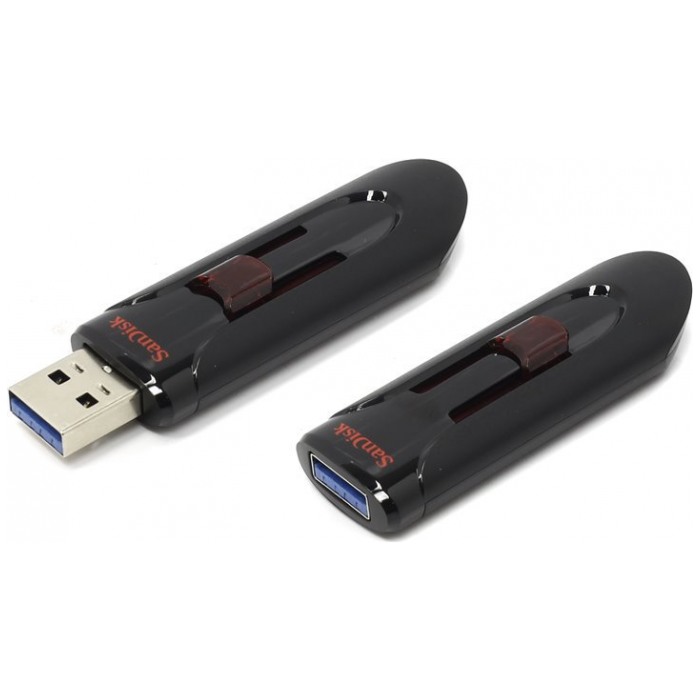 картинка Флешка USB SanDisk 64Gb Cruzer Glaid Black USB3.0 (SDCZ600-064G-G35) от магазина КомпьютерЦентр