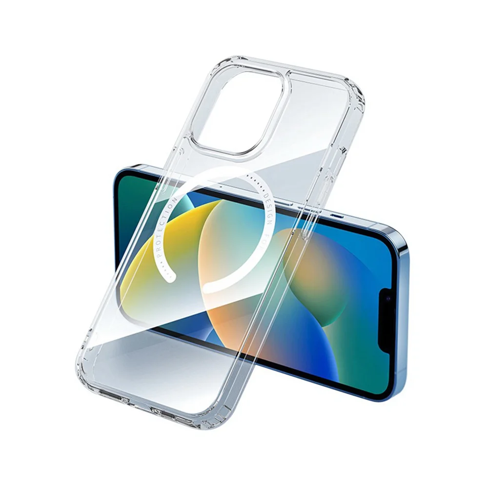 картинка Чехол Rock Pure Series Magnetic Protection case for iPhone 14 Transparent от магазина КомпьютерЦентр