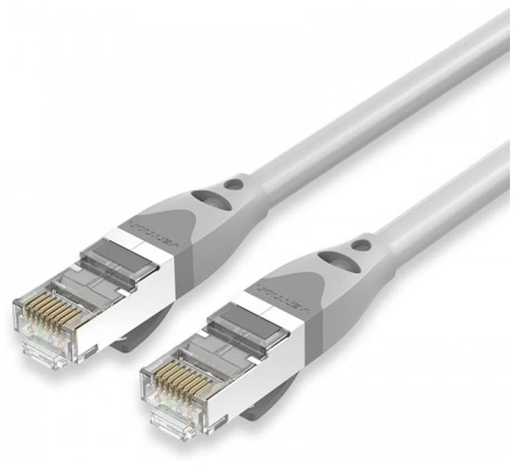 картинка Патч-корд Vention cat.6a 1.5m IBHHG прямой SFTP RJ45 Gray от магазина КомпьютерЦентр