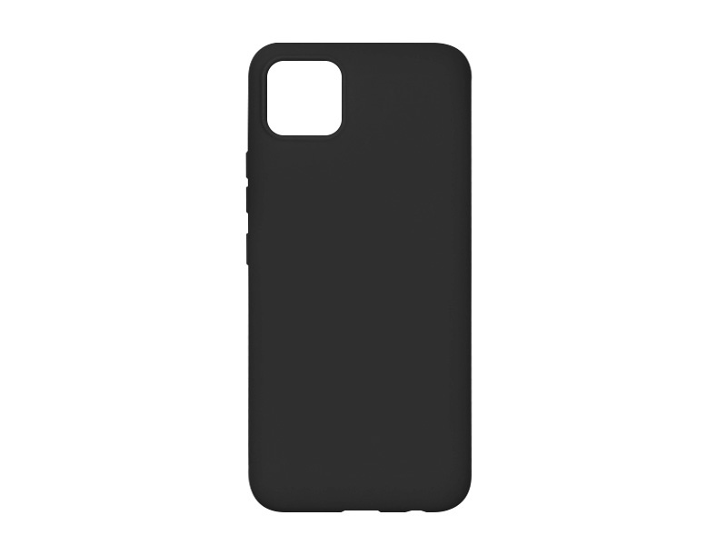 картинка Чехол силиконовый Leather Back для Realme C11 Black от магазина КомпьютерЦентр