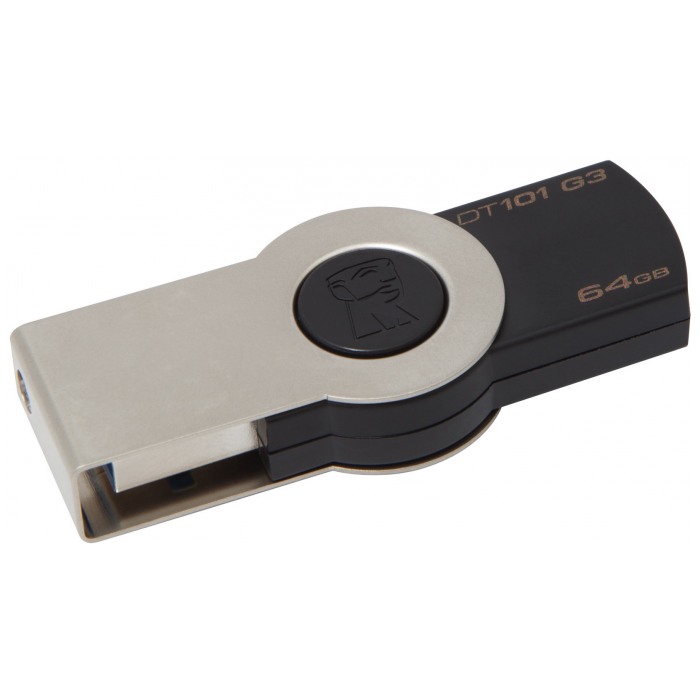 картинка Флешка USB Kingston 64Gb DataTraveler 101 G3 YAN Black (DT101G3/64GB-YAN) от магазина КомпьютерЦентр