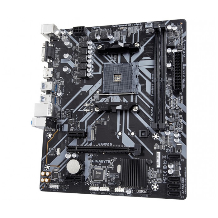 картинка Материнская плата Gigabyte B450M H AM4 (B450M H) от магазина КомпьютерЦентр