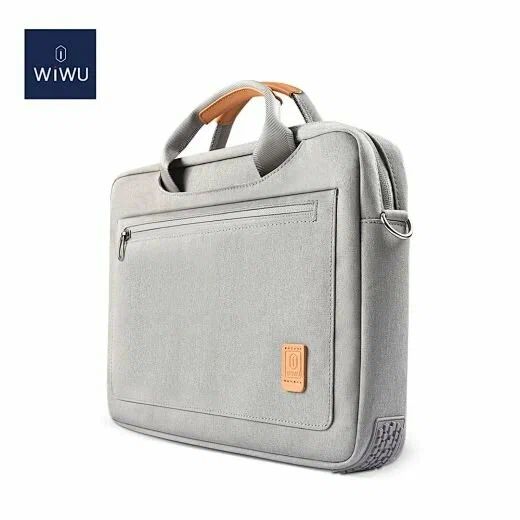 картинка Сумка для ноутбука WIWU Pioneer Handbag Pro 14'' Gray от магазина КомпьютерЦентр