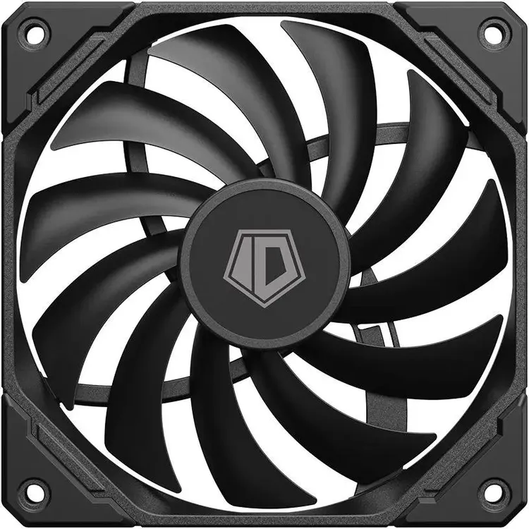 картинка Вентилятор ID-Cooling TF-12015-K черный, 120 мм, 2200 об/ мин, 32.3 дБ, 4 pin от магазина КомпьютерЦентр