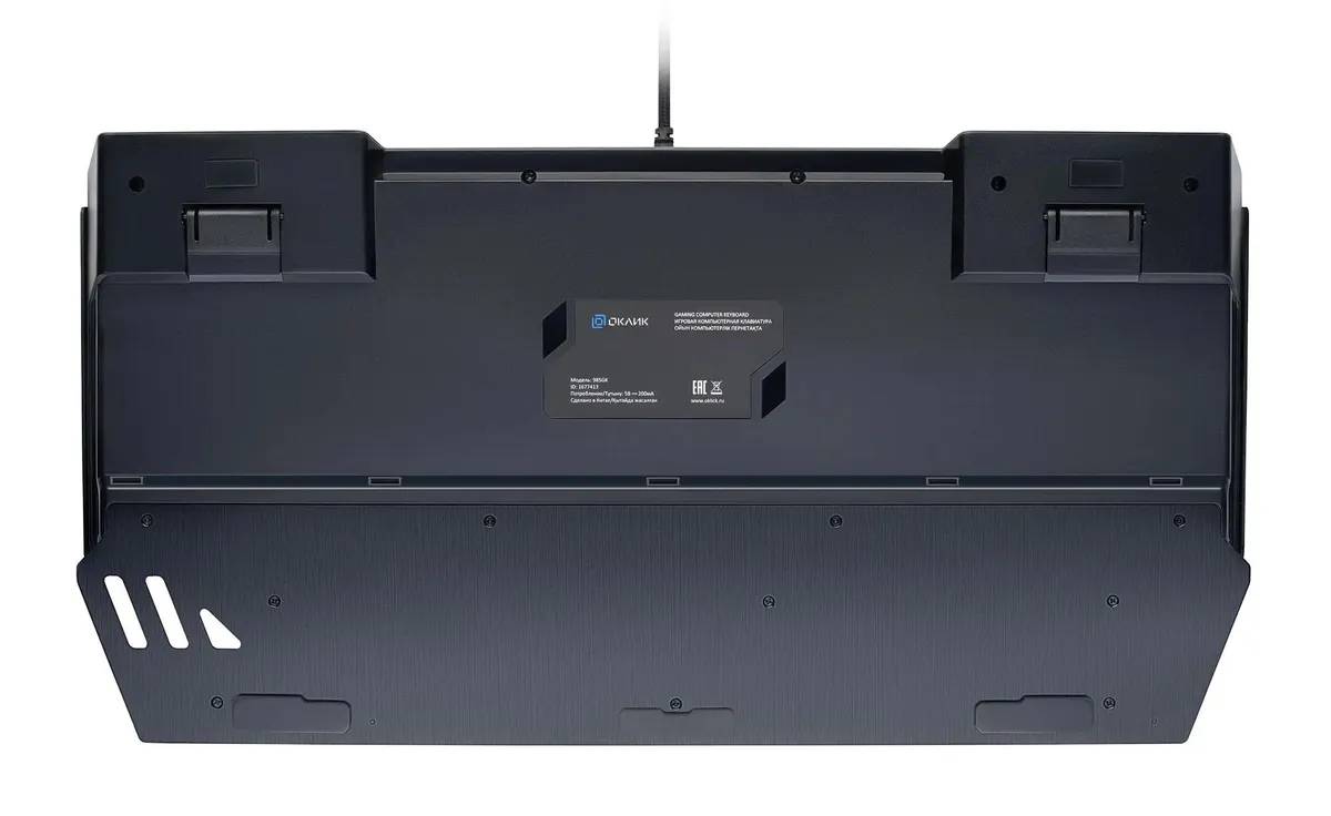 картинка Клавиатура Oklick GMNG 985GK механическая черный USB Multimedia for gamer LED (1677413) от магазина КомпьютерЦентр