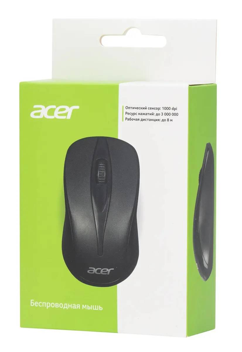 картинка Мышка Acer OMR131 Wireless USB Black (ZL.MCEEE.01E) от магазина КомпьютерЦентр