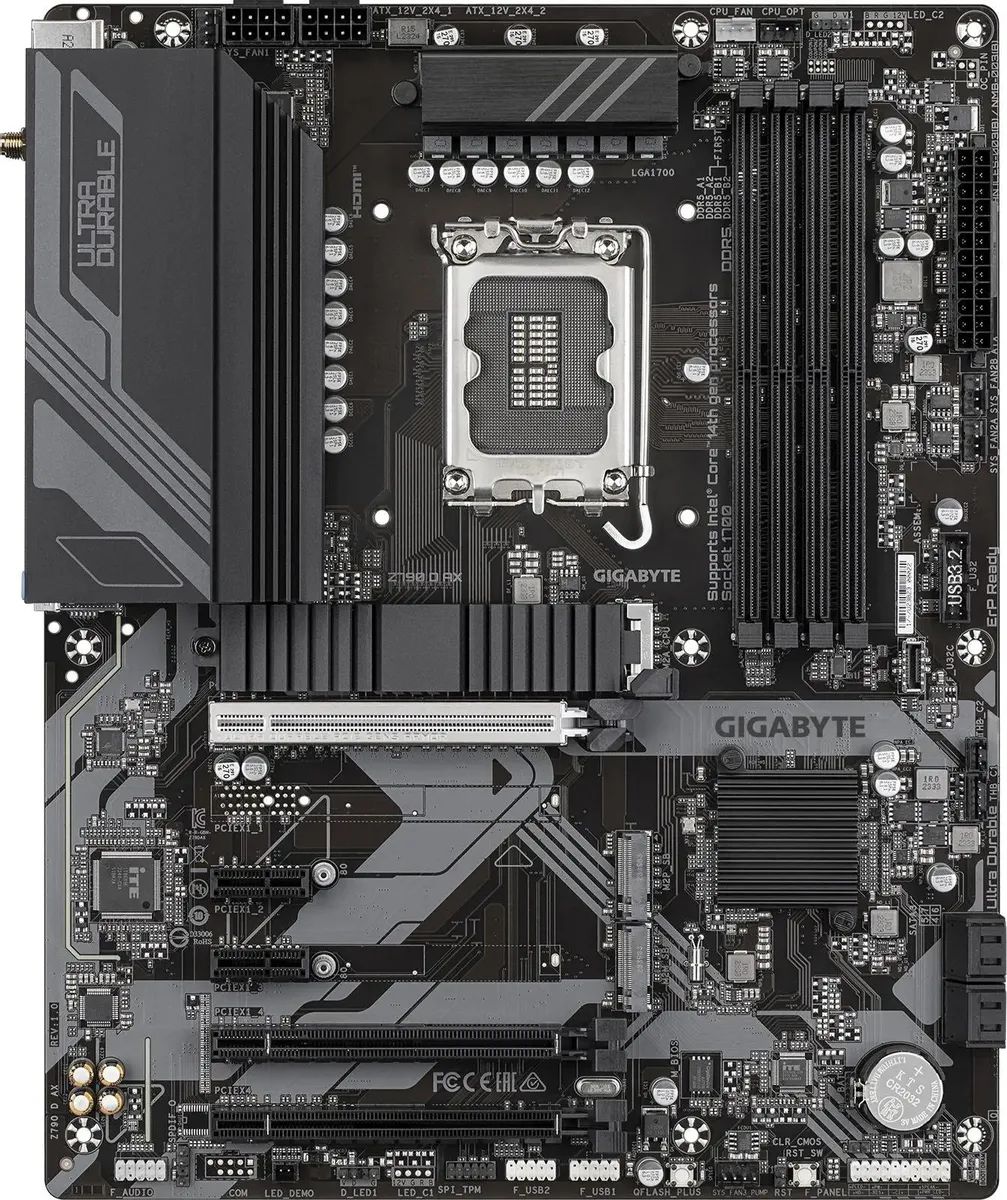 картинка Материнская плата Gigabyte Z790 D AX, LGA1700, Intel Z790, 4xDDR5, ATX от магазина КомпьютерЦентр