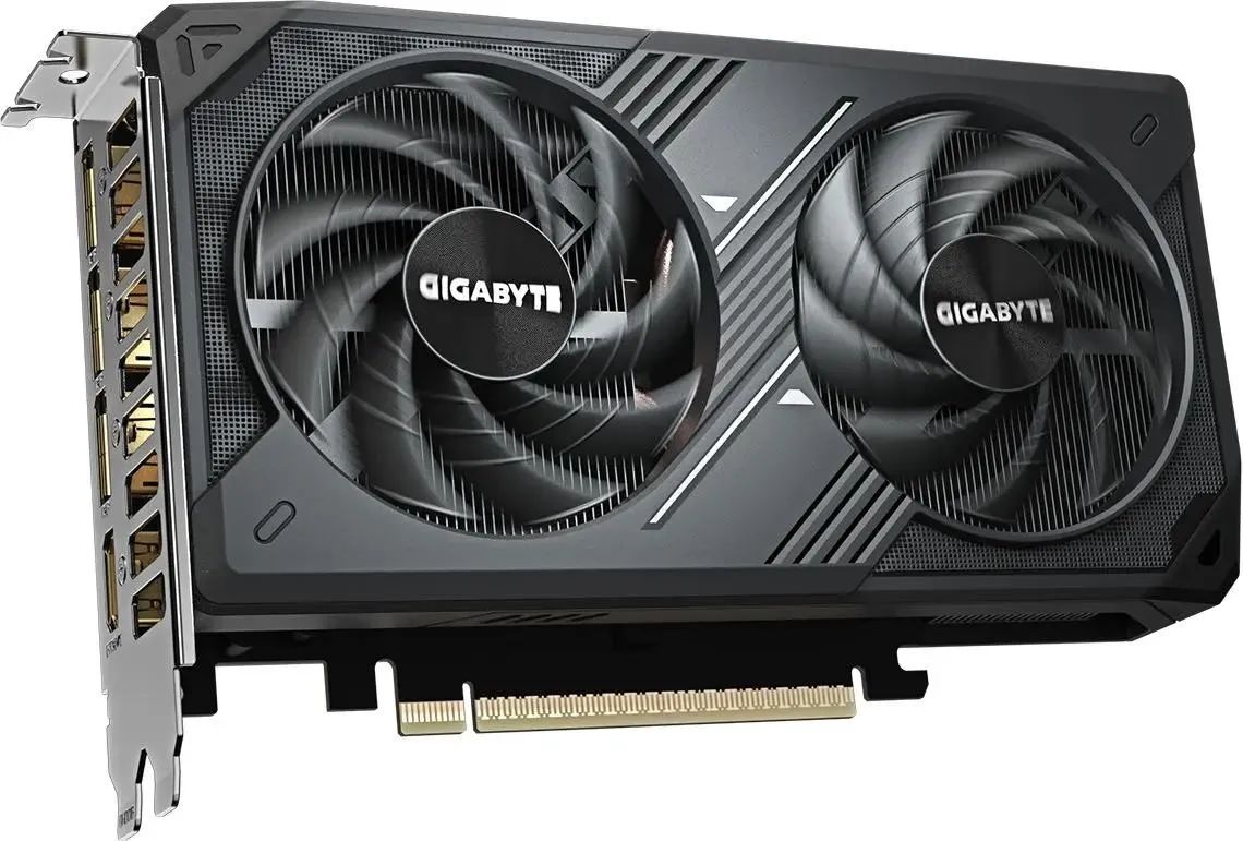 картинка Видеокарта 8Gb GDDR7 GeForce RTX 5060 WINDFORCE MAX OC 8G GIGABYTE PCIe 5.0, 128 бит, 2512/ 28000, 3 x DisplayPort, HDMI (GV-N5060WF2MAX OC-8GD) от магазина КомпьютерЦентр