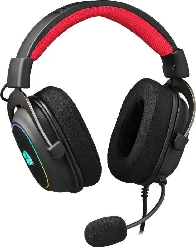 картинка Гарнитура Defender Zeus X RGB объемный звук 7.1 USB черный (70550) от магазина КомпьютерЦентр