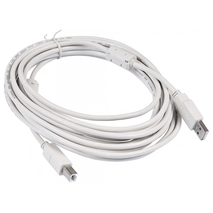 картинка Кабель Buro USB 2.0 A->B - 5 м USB2.0-AM/ BM-5M-MG (817262) от магазина КомпьютерЦентр