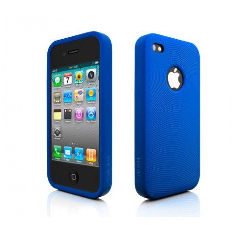 картинка Чехол More Swirling Series Silicone Case Blue for iPhone 4 (AP13-001BLU) от магазина КомпьютерЦентр