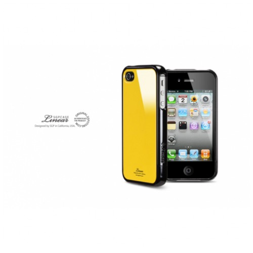 картинка Чехол SGP Linear Case Color Series Reventon Yellow for iPhone 4 (SGP07586) от магазина КомпьютерЦентр
