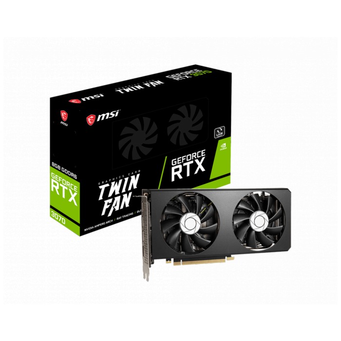 картинка Видеокарта MSI 8Gb GDDR6 GeForce RTX 3070 TWIN (RTX 3070 TWIN FAN OC) от магазина КомпьютерЦентр