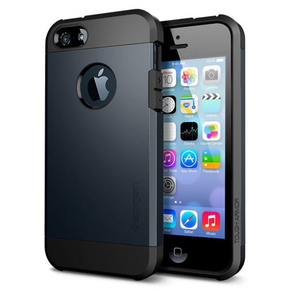 картинка Чехол SGP Case Tough Armor Metal Slate for iPhone 5/ 5s (SGP10490) от магазина КомпьютерЦентр