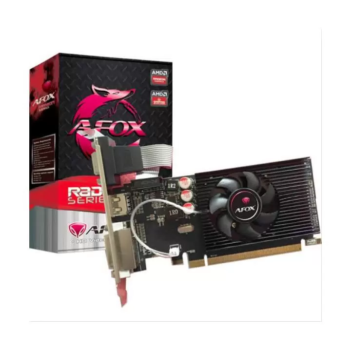 картинка Видеокарта 1GB DDR3 AFOX AMD Radeon R5 220 64Bit DVI HDMI VGA LP Single Fan PCI-E 16x (AFR5220-1024D3L5-V2) от магазина КомпьютерЦентр