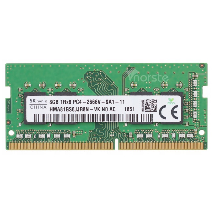 картинка Оперативная память Hynix SO-DIMM DDR4 8Gb 2666MHz PC4-21300  CL19 от магазина КомпьютерЦентр