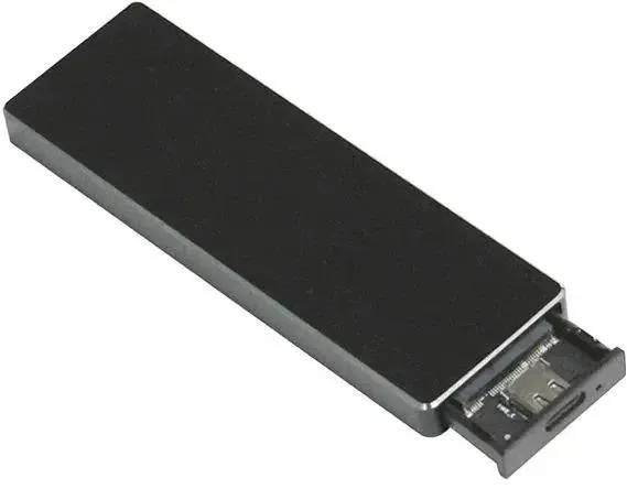 картинка Карман для SSD AgeStar 31UBVS6C NVMe/ SATA USB3.0 алюминий черный M2 2280 B/ M-key от магазина КомпьютерЦентр