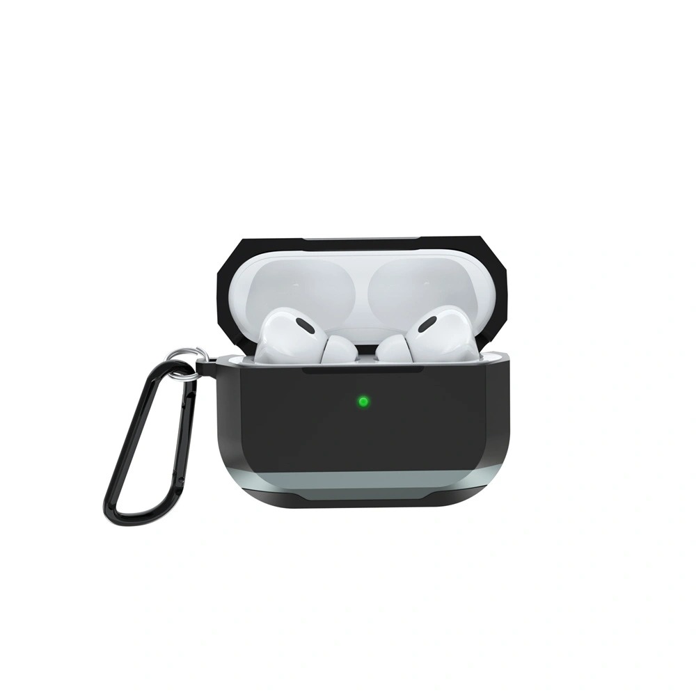 картинка Чехол Wiwu IShield Case For Airpods Pro 2 JD102 Black+Gray от магазина КомпьютерЦентр