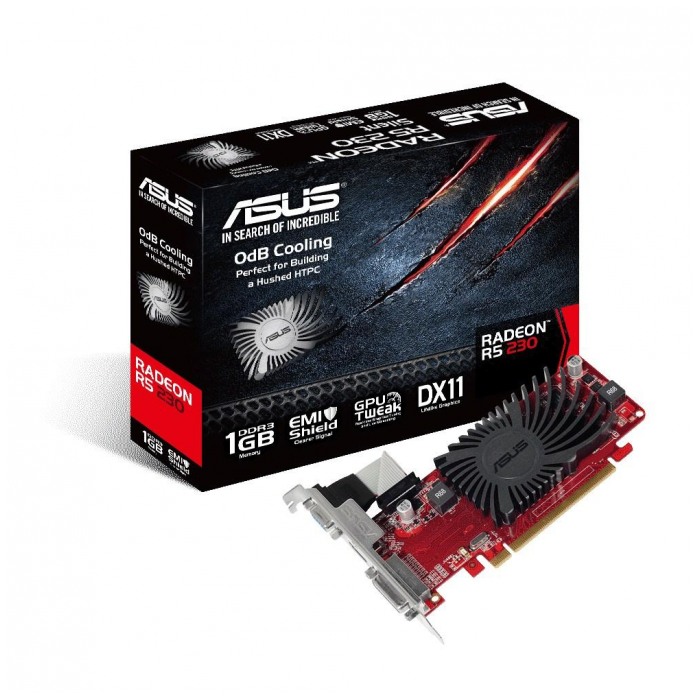картинка Видеокарта Asus 1Gb DDR AMD Radeon R5 230 (R5230-SL-1GD3-L) от магазина КомпьютерЦентр