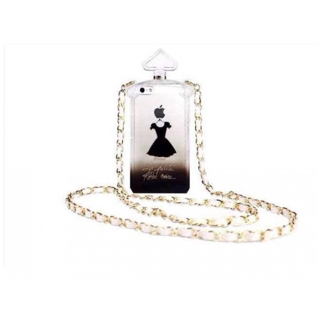 картинка Чехол Guerlain Parfum Case Dark Clear for iPhone 5/ 5s от магазина КомпьютерЦентр