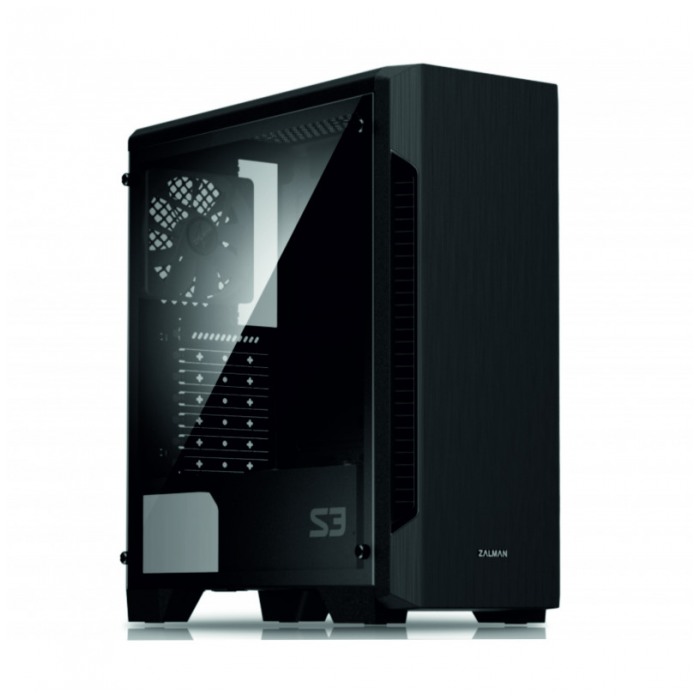 картинка Корпус без БП Zalman S3 ATX Black (S3 Black) от магазина КомпьютерЦентр