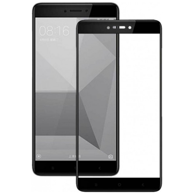 картинка Стекло бронь Xiaomi Redmi Note 4 Full Glue Black от магазина КомпьютерЦентр