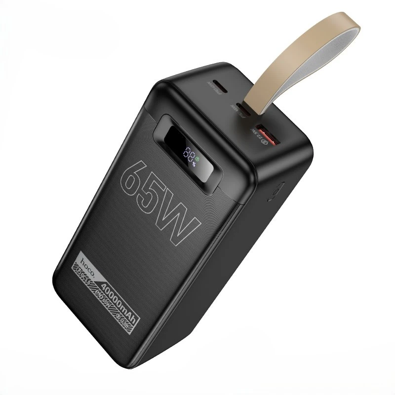 картинка Внешний аккумулятор Hoco DB82 Aquila PD65W fully compatible power bank (40000mAh) black от магазина КомпьютерЦентр