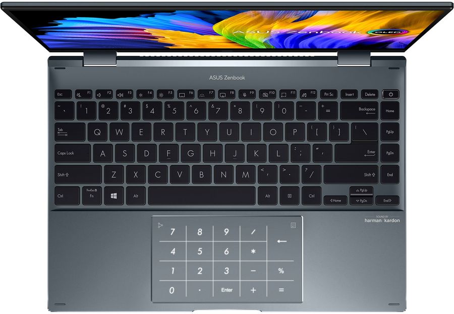 картинка Ноутбук-трансформер ASUS Zenbook 14 Flip OLED UP5401EA-KN119W Gray (90NB0V41-M006P0) от магазина КомпьютерЦентр