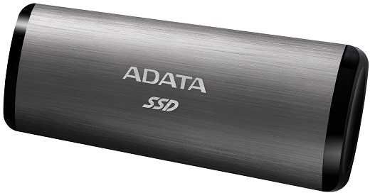 картинка SSD внешний 256 Гб 1.8'' A-DATA SE760 Titan-Gray (ASE760-256GU32G2-CTI) от магазина КомпьютерЦентр