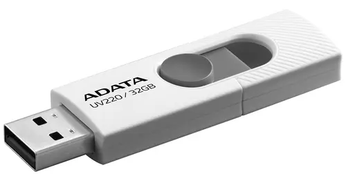 картинка USB накопитель 32Gb A-Data UV220 White/ Gray (AUV220-32G-RWHGY) от магазина КомпьютерЦентр
