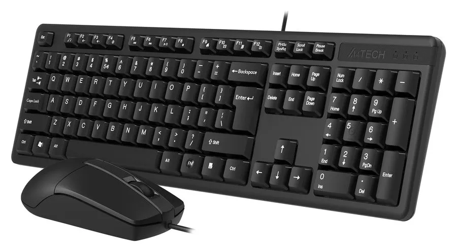 картинка Комплект A4tech KK-3330S Black, USB (клавиатура+мышка) от магазина КомпьютерЦентр