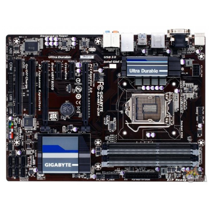 картинка Материнская плата Gigabyte GA-H87-D3H (GA-H87-D3H) от магазина КомпьютерЦентр