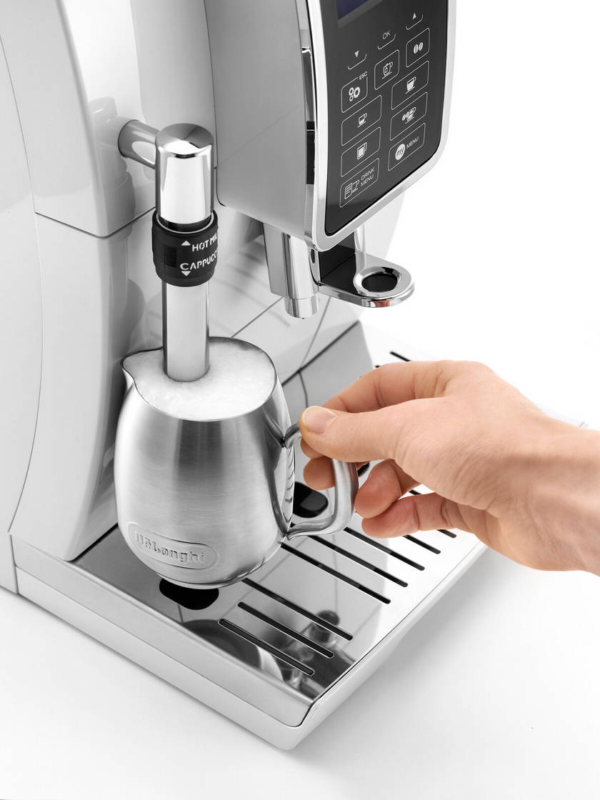 картинка Кофемашина Delonghi ECAM350.35.W 1450Вт White от магазина КомпьютерЦентр